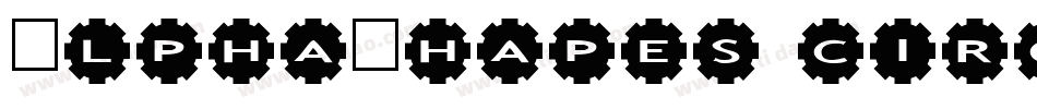 AlphaShapes circles字体转换
